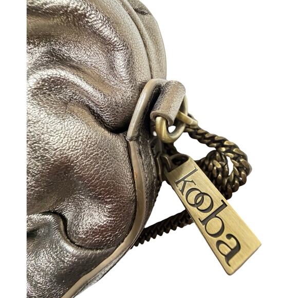KOOBA Lexi Metallic Leather Chain Strap Crossbody Bag - Picture 9 of 9